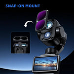 Filtro BRDRC per la protezione dell'obiettivo del DJI Osmo Pocket 4P., UV, CPL, ND16, Soft Black, Anti-Light Pollution, CPL + ND16 + Soft Black, CPL + Soft Black + Adjustable VND, CPL + Soft Black + Anti-Light Pollution + Adjustable VND