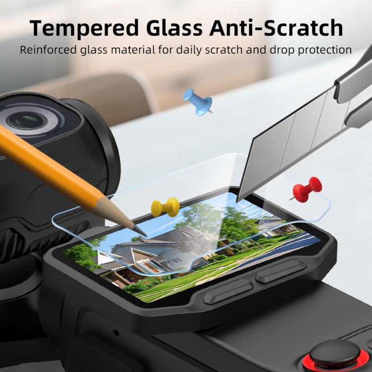 Protezione per obiettivo BRDRC Jet per Insta360 Luna Ultra, protezione per schermo in vetro temperato AR., Screen Protector+Tool, Lens+Screen Protector+Tool