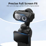 Protezione per obiettivo BRDRC Jet per Insta360 Luna Ultra, protezione per schermo in vetro temperato AR., Screen Protector+Tool, Lens+Screen Protector+Tool