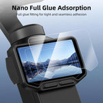 Protezione per obiettivo BRDRC Jet per Insta360 Luna Ultra, protezione per schermo in vetro temperato AR., Screen Protector+Tool, Lens+Screen Protector+Tool
