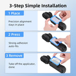 Protezione per obiettivo BRDRC Jet per Insta360 Luna Ultra, protezione per schermo in vetro temperato AR., Screen Protector+Tool, Lens+Screen Protector+Tool