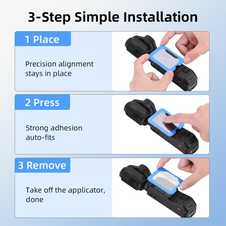 Protezione per obiettivo BRDRC Jet per Insta360 Luna Ultra, protezione per schermo in vetro temperato AR., Screen Protector+Tool, Lens+Screen Protector+Tool