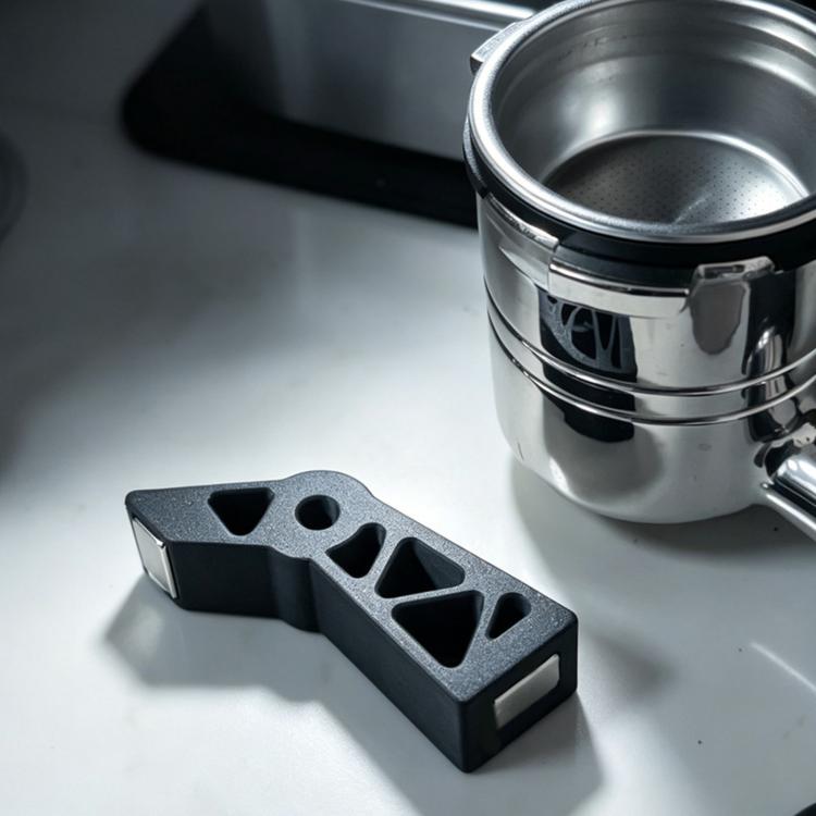Supporto magnetico per filtro da caffè espresso con set di filtri, supporto per strumento di estrazione stampato in 3D in PLA, A Type 51mm Set, A Type 53mm Set, A Type 58mm Set, B Type 51mm Set, B Type 53mm Set, B Type 58mm Set