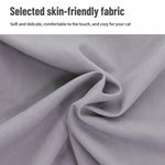 Grembiule estivo per la toelettatura dei gatti, ideale per tagliare le unghie, con design anti-pelo e apertura per i piedi.