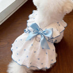Vestito estivo per gatti, leggero e anti-perdita di pelo, con pettorina indossabile per animali domestici., XS, S, M, L