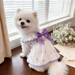 Vestito estivo per gatti, leggero e anti-perdita di pelo, con pettorina indossabile per animali domestici., XS, S, M, L