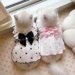 Vestito estivo per gatti, leggero e anti-perdita di pelo, con pettorina indossabile per animali domestici., XS, S, M, L