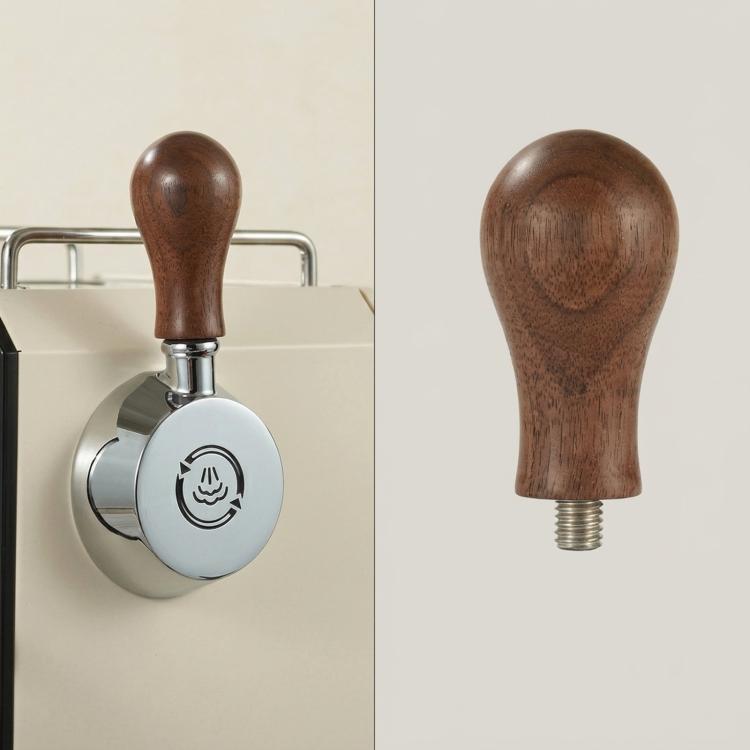 Accessori di modifica in legno di noce per macchine da caffè espresso Gemilai 3006/3145/3145B, Anti-Scald Ring, Steam Lever Knob, Steam Wand Sleeve, 2-Piece Set, 3-Piece Set