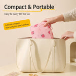 Borsa porta assorbenti igienici portatile, astuccio per coppetta mestruale impermeabile, borse per il primo ciclo con cerniera