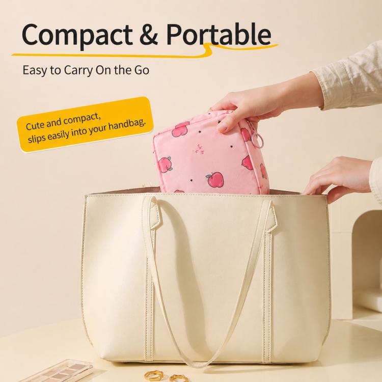 Borsa porta assorbenti igienici portatile, astuccio per coppetta mestruale impermeabile, borse per il primo ciclo con cerniera
