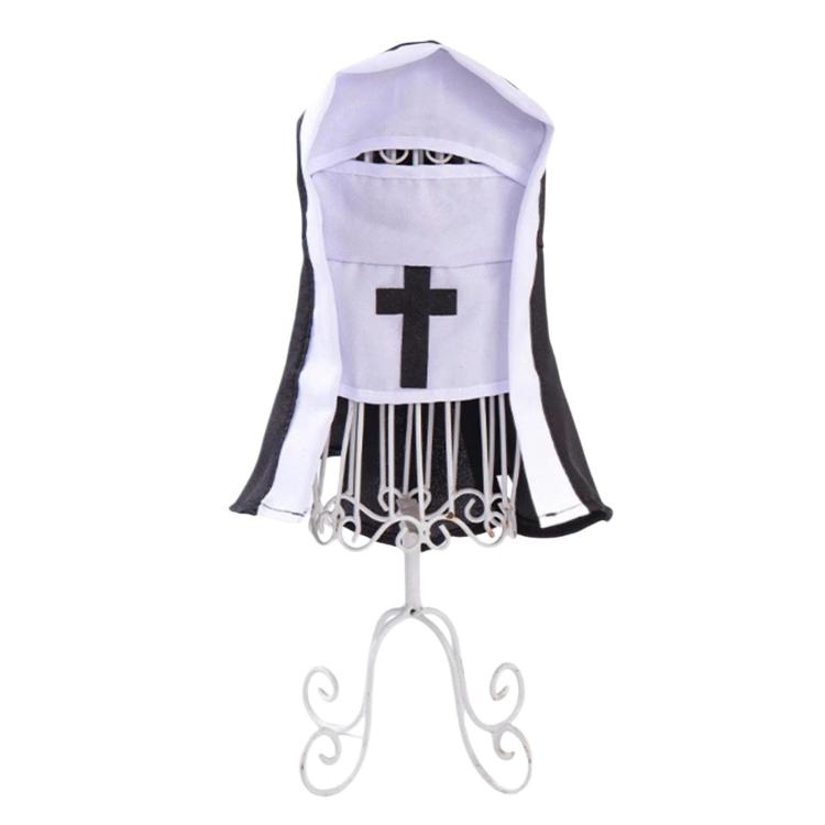 Costume da suora estiva per gatti, leggero, traspirante, divertente abito per foto di animali domestici, S, M, L