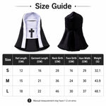 Costume da suora estiva per gatti, leggero, traspirante, divertente abito per foto di animali domestici, S, M, L
