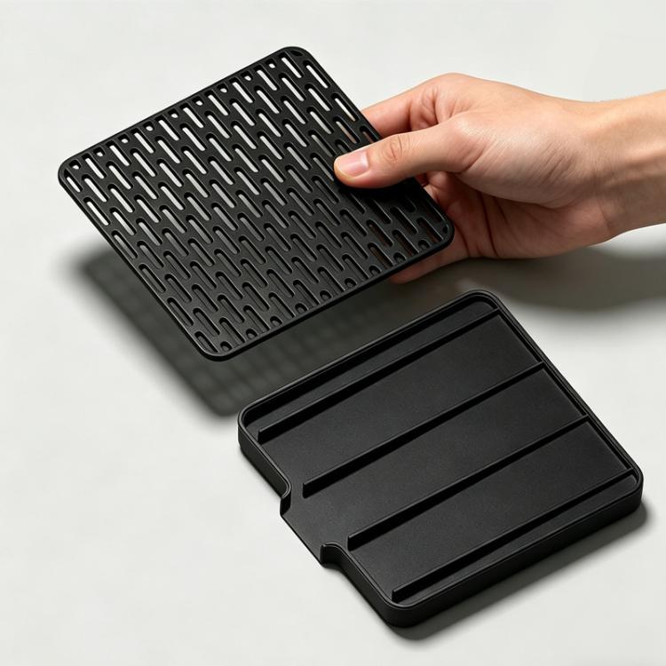 Vassoio raccogligocce autodrenante per bilancia da caffè espresso, stampato in 3D in PLA, protezione inclinata per bilancia da caffè