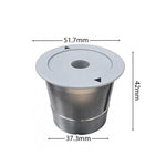 Capsule K-Cup a singolo ago per Keurig 1.0 e 2.0, filtro per caffè ricaricabile in acciaio inossidabile., 1 Pack, 6 Packs