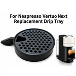 Vassoio raccogligocce di ricambio per Nespresso Vertuo Next, piattaforma di supporto per tazze e griglia antigoccia in PLA stampata in 3D.