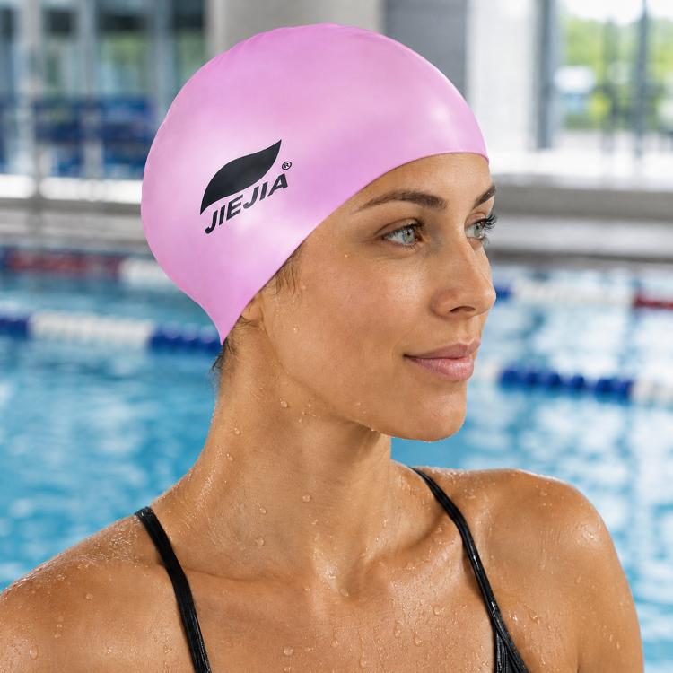 Cuffia da nuoto JIEJIA extra large in silicone elastico e impermeabile