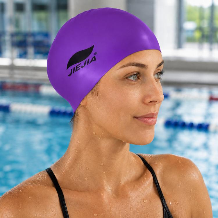 Cuffia da nuoto JIEJIA extra large in silicone elastico e impermeabile