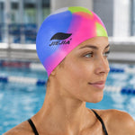 Cuffia da nuoto JIEJIA extra large in silicone elastico e impermeabile