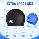 Cuffia da nuoto JIEJIA extra large in silicone elastico e impermeabile