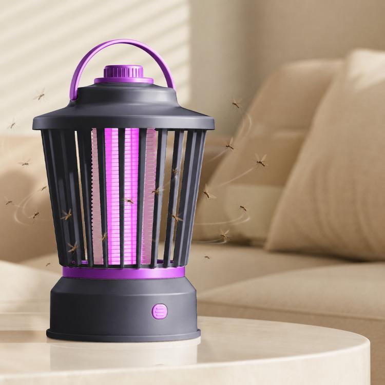 Luce notturna portatile antizanzare per uso domestico e esterno, Beige Straight Plug, Gray-purple Straight Plug, Beige Charger/Plug-in, Gray Purple Charger/Plug-in