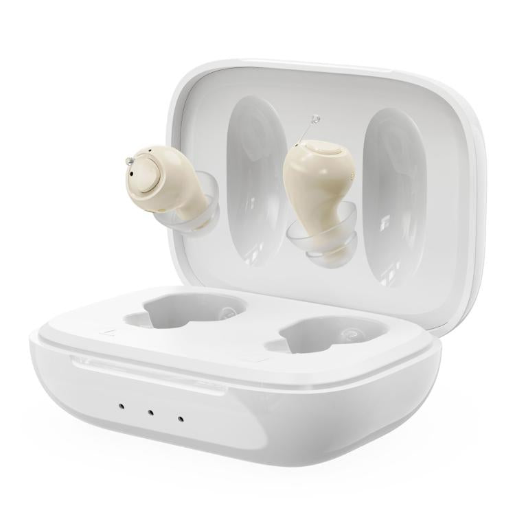 Apparecchio acustico invisibile endoauricolare con riduzione del rumore e amplificatore sonoro intelligente per anziani, Invisible In-Ear Hearing Aid