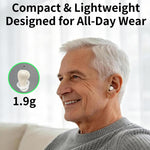 Apparecchio acustico invisibile endoauricolare con riduzione del rumore e amplificatore sonoro intelligente per anziani, Invisible In-Ear Hearing Aid