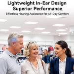 Apparecchio acustico invisibile endoauricolare con riduzione del rumore e amplificatore sonoro intelligente per anziani, Invisible In-Ear Hearing Aid
