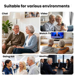 Apparecchio acustico invisibile endoauricolare con riduzione del rumore e amplificatore sonoro intelligente per anziani, Invisible In-Ear Hearing Aid
