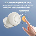 Apparecchio acustico invisibile endoauricolare con riduzione del rumore e amplificatore sonoro intelligente per anziani, Invisible In-Ear Hearing Aid