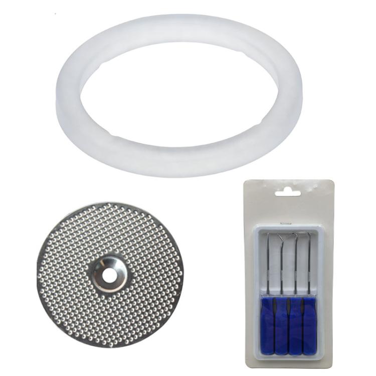 Per macchine da caffè espresso Gemilai CRM3605 / CRM3601 / CRM3005E, Silicone Gasket, Shower Screen, Shower Screen + Gasket Set, Complete Maintenance Kit with Pick Tool