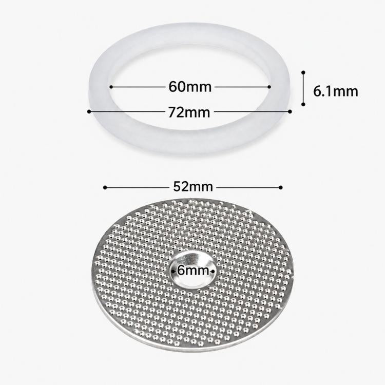 Per macchine da caffè espresso Gemilai CRM3605 / CRM3601 / CRM3005E, Silicone Gasket, Shower Screen, Shower Screen + Gasket Set, Complete Maintenance Kit with Pick Tool