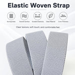 Cintura elastica da uomo in tessuto, casual, intrecciata, con fibbia automatica in lega di zinco., 105cm, 115cm, 125cm