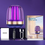 Zanzariere elettriche USB per uso domestico e lampade LED per esterni, Navy Blue Rechargeable, Golden Beige Rechargeable, Navy Blue Direct Plug, Golden Beige Direct Plug