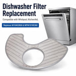 Filtro di ricambio per lavastoviglie compatibile con Whirlpool e KitchenAid, sostituisce i codici W10463906 / WPW10195360., Filter W10463906