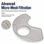 Filtro di ricambio per lavastoviglie compatibile con Whirlpool e KitchenAid, sostituisce i codici W10463906 / WPW10195360., Filter W10463906