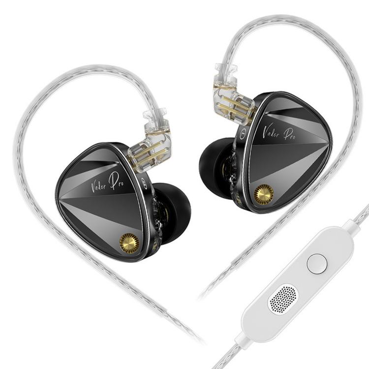 Auricolari KZ Vader Pro Hifi Bass con 6 driver dinamici e cavo da 1,2 m., HM Curve Standard, HM Curve With Mic, Bass Enhanced Standard, Bass Enhanced With Mic, HM Curve With Mic Type-C, Bass Enhanced With Mic Type-C