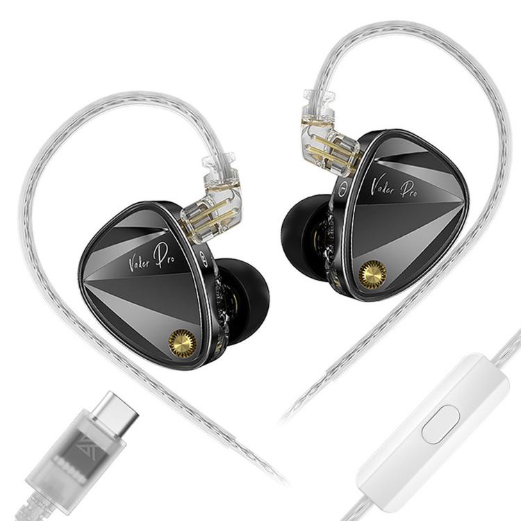 Auricolari KZ Vader Pro Hifi Bass con 6 driver dinamici e cavo da 1,2 m., HM Curve Standard, HM Curve With Mic, Bass Enhanced Standard, Bass Enhanced With Mic, HM Curve With Mic Type-C, Bass Enhanced With Mic Type-C