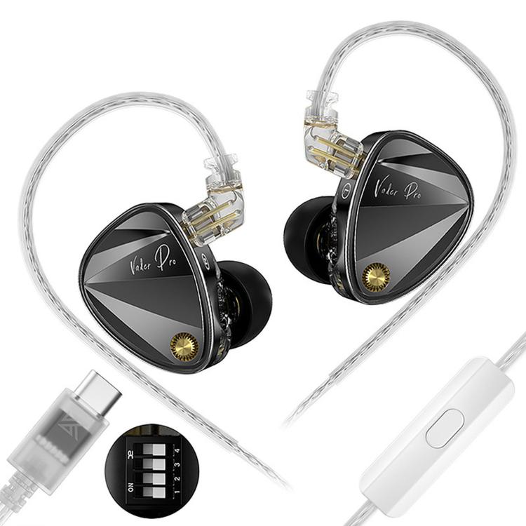 Auricolari KZ Vader Pro Hifi Bass con 6 driver dinamici e cavo da 1,2 m., HM Curve Standard, HM Curve With Mic, Bass Enhanced Standard, Bass Enhanced With Mic, HM Curve With Mic Type-C, Bass Enhanced With Mic Type-C