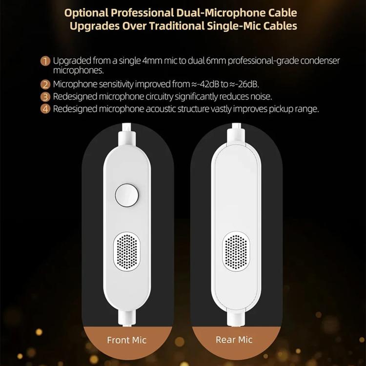 Auricolari KZ Vader Pro Hifi Bass con 6 driver dinamici e cavo da 1,2 m., HM Curve Standard, HM Curve With Mic, Bass Enhanced Standard, Bass Enhanced With Mic, HM Curve With Mic Type-C, Bass Enhanced With Mic Type-C