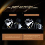 Auricolari KZ Vader Pro Hifi Bass con 6 driver dinamici e cavo da 1,2 m., HM Curve Standard, HM Curve With Mic, Bass Enhanced Standard, Bass Enhanced With Mic, HM Curve With Mic Type-C, Bass Enhanced With Mic Type-C