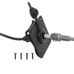 Presa a muro passante DC 5,5 x 2,1 mm in alluminio, ingresso alimentazione per Starlink Mini, DC 5.5 x 2.1 mm Power Inlet Port