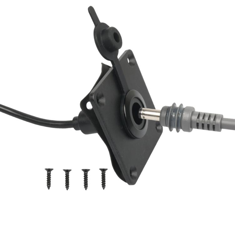 Presa a muro passante DC 5,5 x 2,1 mm in alluminio, ingresso alimentazione per Starlink Mini, DC 5.5 x 2.1 mm Power Inlet Port