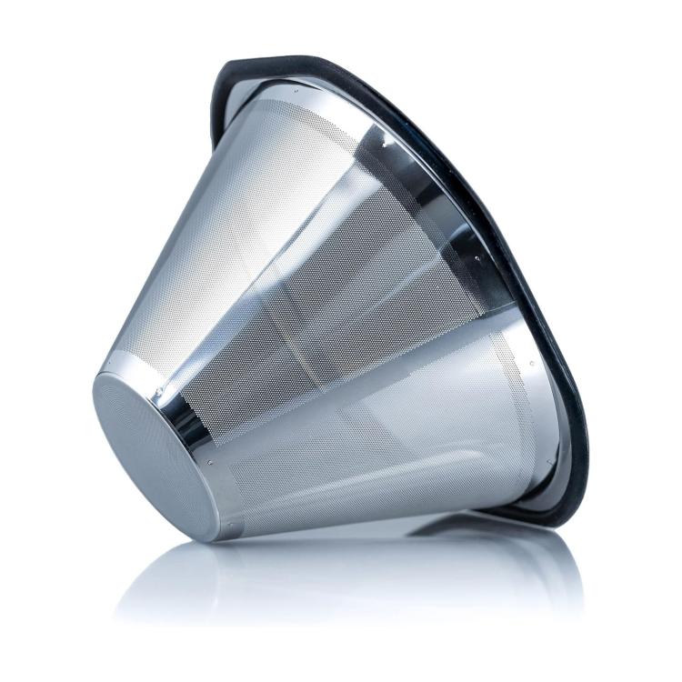 Filtro per caffè riutilizzabile compatibile con le macchine da caffè a goccia Kalita Wave 185 e la macchina per caffè monodose OXO Brew da 8 tazze.