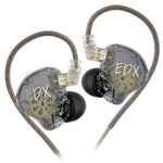 Auricolari cablati KZ-EDX Lite con driver dinamico a magnete interno, cavo da 1,2 m, bassi profondi e cavo rimovibile, ideali per musica e gaming., Translucent Gray Standard, Translucent Gray With Mic, Transparent Standard, Transparent With Mic        ...