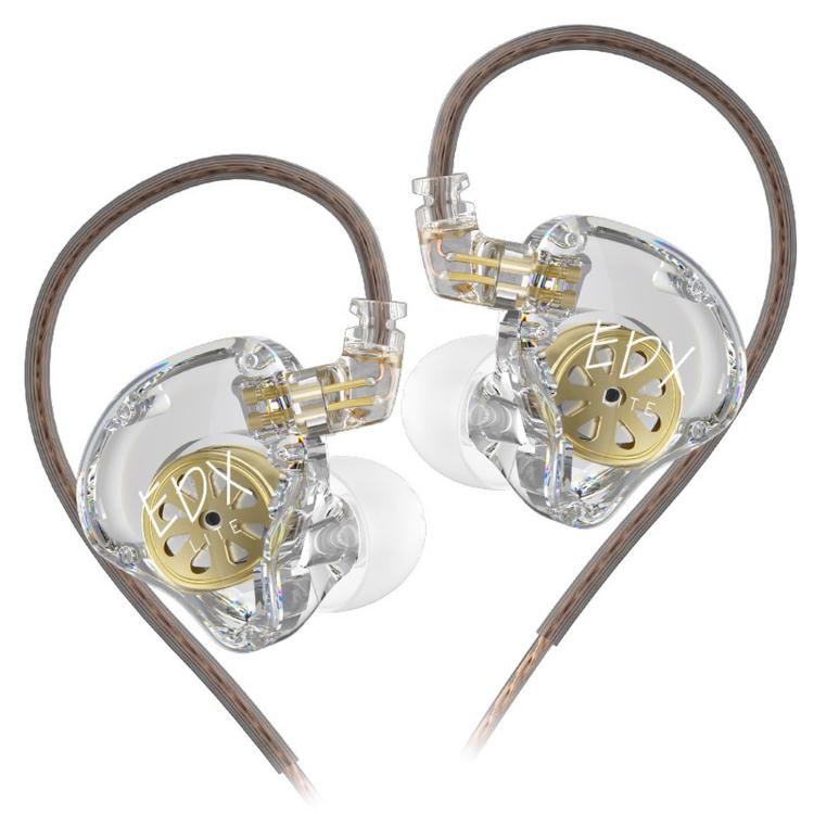 Auricolari cablati KZ-EDX Lite con driver dinamico a magnete interno, cavo da 1,2 m, bassi profondi e cavo rimovibile, ideali per musica e gaming., Translucent Gray Standard, Translucent Gray With Mic, Transparent Standard, Transparent With Mic        ...