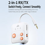 Adattatore per lettore musicale con scheda TF e ricevitore/trasmettitore Bluetooth 2 in 1, A26