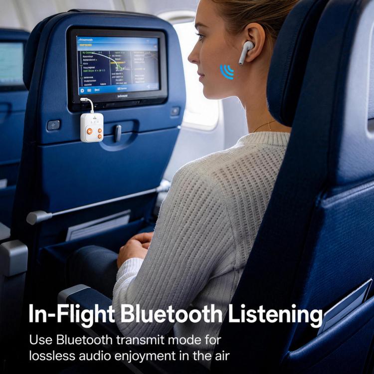 Adattatore per lettore musicale con scheda TF e ricevitore/trasmettitore Bluetooth 2 in 1, A26
