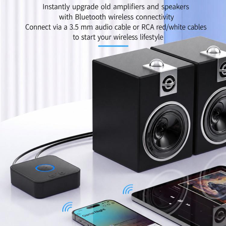 Adattatore audio Bluetooth 2 in 1 per auto per telefoni, B66