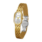 Orologio da donna vintage ovale BS Bee Sister FA1905 al quarzo con chiusura a farfalla