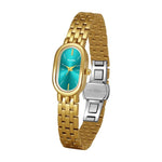 Orologio da donna vintage ovale BS Bee Sister FA1905 al quarzo con chiusura a farfalla
